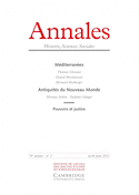 Annales histoire sciences sociales, 2021, no 02